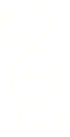 desenho de giz de fita de dna png