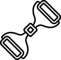 Expander outline illustration vector