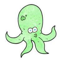 texturizado dibujos animados pulpo png