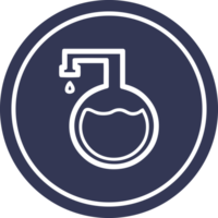 icono circular vial químico png