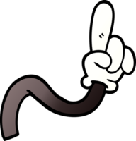 cartoon doodle of a hand gesture png