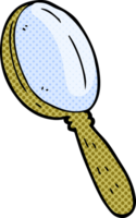 loupe de dessin animé png