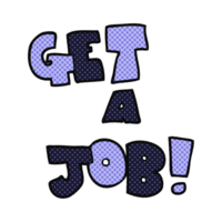 cartoon Get A Job symbol png