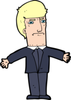 cartoon annoyed boss png