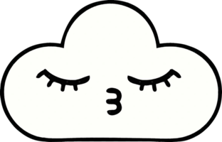 comic book style cartoon white cloud png