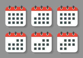 Calendar, date icon with shadow. Reminder, event concept vector