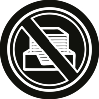 Symbol für papierloses Büro png