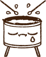 Crying Drum Charcoal Drawing png