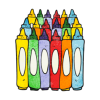 texture dessin animé crayons de couleur png