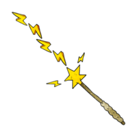 texture cartoon magic wand png