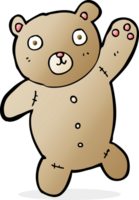 niedlicher teddybär der karikatur png