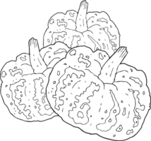 black and white cartoon squash png