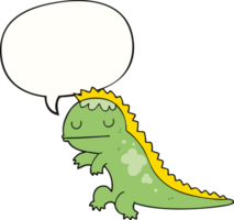 caricatura, dinosaurio, y, burbuja del discurso png