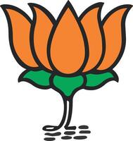 Vote for BJP election Indian vector