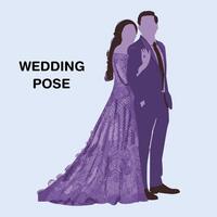 wedding couple, EPS 10 vector