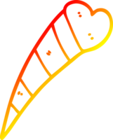 warme gradientenlinie zeichnung cartoon schießen herz dekoratives element png