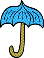 Cartoon-Doodle-Regenschirm-Tätowierungssymbol png