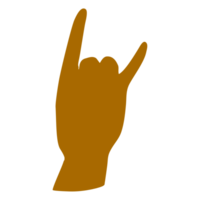 hand framställning jäkel symbol png