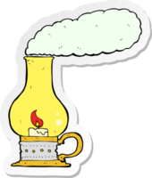 sticker of a cartoon old style lantern png