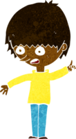 niño de dibujos animados con pregunta png