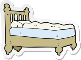 sticker of a cartoon bed png