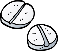 Cartoon-Doodle-Tabletten png