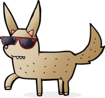 tekenfilm koel hond png