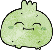 cartoon doodle happy root vegetable png