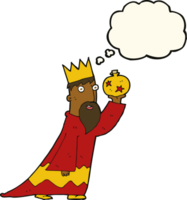 one of the three wise men with thought bubble png