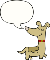 Cartoon-Hund und Sprechblase png