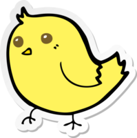 sticker of a cartoon bird png