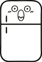 line drawing cartoon fridge prozer png