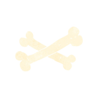 retro cartoon bones png