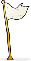 cartoon flag on pole png