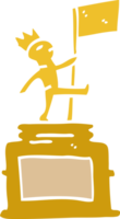 cartoon doodle monument statue png