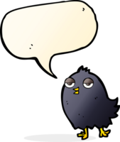 funny cartoon bird with speech bubble png