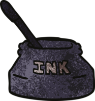 tekenfilm tekening inkt pot png