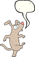 comic book speech bubble cartoon dancing dog png