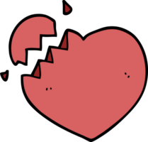 cartoon broken heart png