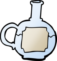 cartoon doodle of potion bottle png