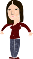 cartoon annoyed woman png