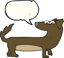 discurso bolha desenho animado cachorro png