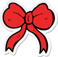 sticker of a cartoon bow tie png