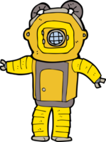 cartoon deep sea diver png