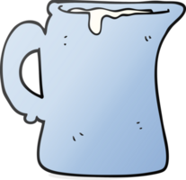 cartoon milk jug png