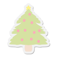 adesivo albero di natale png