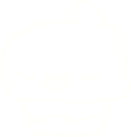 dessin à la craie de petit gâteau png