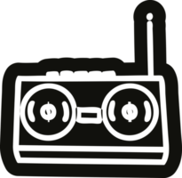 icône de radiocassette png