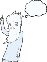 jack frost cartoon with thought bubble png