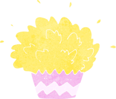 cartoon exploding cupcake png